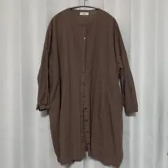 tukuroi by SUNVALLEY リネン混 ロングシャツブラウス Mのサムネイル