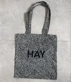 HAY トートバッグ ドット柄 コットン エコバッグ 北欧デザイン