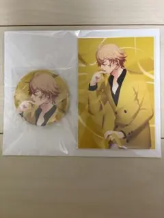 うたプリ ブロッコリーくじ D賞 缶バッジ&ポストカード 四ノ宮那月