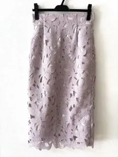 JUSGLITTY ジャスグリッティーフラワーレースタイトスカートのサムネイル