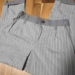 ストライプ カジュアルパンツ