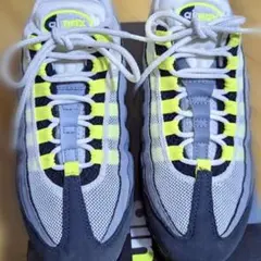 美品 ナイキ エアマックス95 イエローグラデ　25cm
