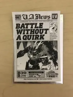 僕のヒーローアカデミア　原画展　タブロイド風ステッカー　オールマイト