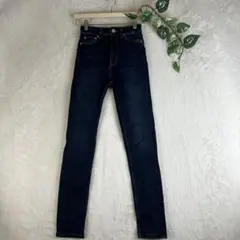 ザラ ZARA WOMAN レディース スキニーデニムパンツ ブルー USA2