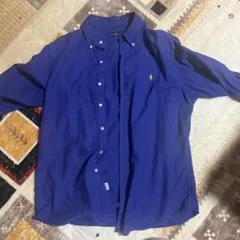 Ralph Lauren 紫 長袖シャツ　Lサイズ