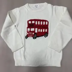 GLOBAL WORK kids 送料込　コットンニット　ロンドンバス　子供服