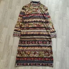 大きいサイズ ひざ丈ワンピース