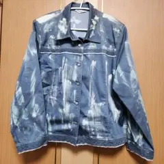 レディース デニム 風カラージャケット