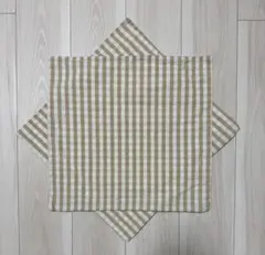 【迅速発送】無印良品 綿洗いざらしクッションカバー 2枚セット