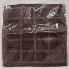 【未開封】ジェラートピケ タオルハンカチ チョコ ブラウン バレンタイン