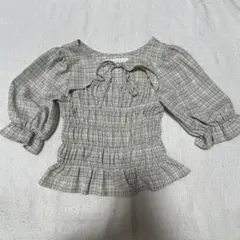 ボレロブラウス ミントグリーン