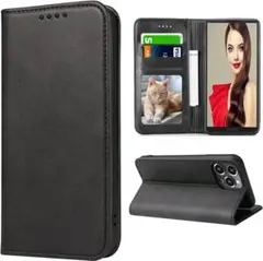 ❤️多機能【iPhone13 promax】手帳型スマホケース シンプル
