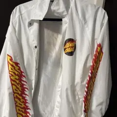 SANTA CRUZ フレイムロゴ ナイロンジャケット L