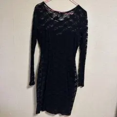 H&M 黒 レース ワンピース Sサイズ