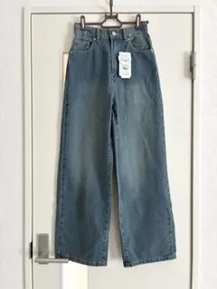 Honeys ハニーズ ストレートパンツ （股下６９ｃｍ） ユーズドブルー SSのサムネイル
