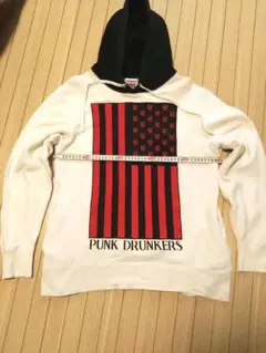 PUNK DRUNKERS フード付きパーカー Mサイズのサムネイル