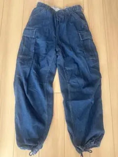 niko and... JEANS ダークブルー カーゴパンツ XS