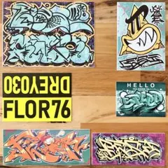 ④ グラフィティー ステッカー 6枚セット graffiti グラフィティ