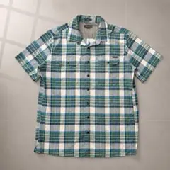 Eddie Bauer 半袖シャツ チェック フィッシング TXL ビッグサイズのサムネイル