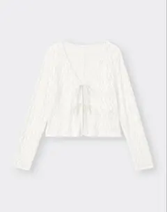 ▫️美品☆ リボンレースカーディガン▫️