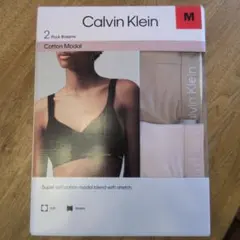 Calvin Klein 2枚組 ブラレット Mサイズ