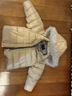 GREEN LABEL RELAXING ダウンコート 100cm ベージュ