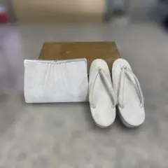 和装バッグ 草履 セット 着物 成人式 シルバー レディース 礼装 小物 格安