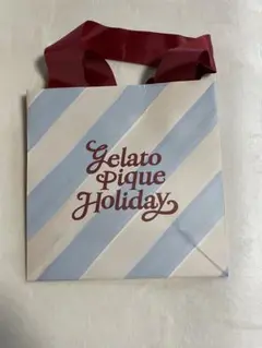 ホリデー限定　Gelato Pique 紙袋　ショッパー　ジェラピケ