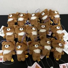 리락쿠마 ゴムひも付きマスコット チャイロイコグマ 15点セット
