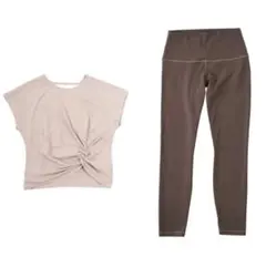 【新品未開封】バックオープンTシャツ＆レギンスセット