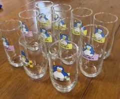 ・昭和レトロなサントリー生ビール ペンギングラス