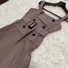 snidelトレンチジャンパースカート　M モカ