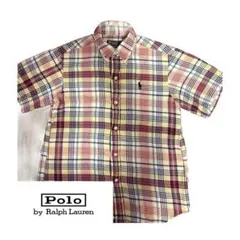 ポロ　ラルフローレン　Ralph Lauren 半袖シャツ 140チェック柄
