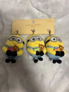 ユニバ限定ミニオン チャームセット 3個
