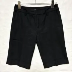 ○アーヴェヴェ スタンダード ハーフパンツ ショートパンツ ブラック Mのサムネイル