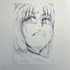 手書きイラストのポストカード