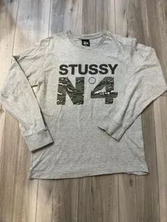 STUSSY N4 グレー 長袖カットソー