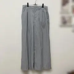 グレー ワイドパンツ Lサイズ