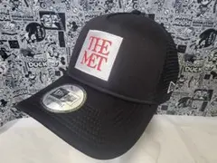 THE MET 刺繍ロゴ トラッカーキャップ 黒