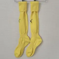 プーマLIGA スリーブストッキング☆サッカーソックス（22〜24） 黄　黒