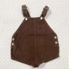 jejeunosity 韓国子供服　コーデュロイサロペット　ブラウン　S 90