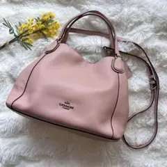COACH イーディー 2WAY ハンドバッグ ショルダーバッグ ピンク