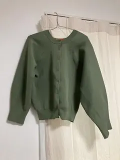 KBF/ニットプルオーバー/オリーブグリーン