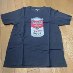 ユニクロ　UT キャンベルスープ缶　Tシャツ ブラック　L アンディ・ウォーホル