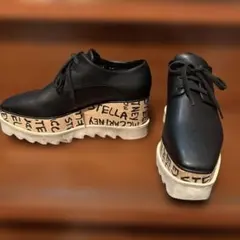 希少　ステラマッカートニー　エリス　プラットフォーム　ロゴ　36