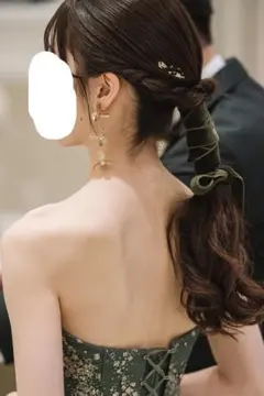 【値下げしました】BRIDE ME ブライダルイヤリング