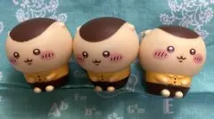 ちいかわ　くりまんじゅう　ソフビマスコットセット