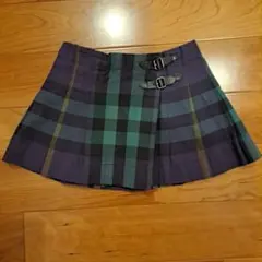 BURBERRY チェック柄 プリーツスカートのサムネイル