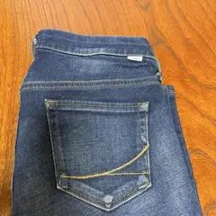 something スキニーデニム ダークブルー