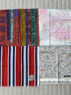 未使用⭐︎ブランドハンカチ　4枚セット LANCEL Kansai